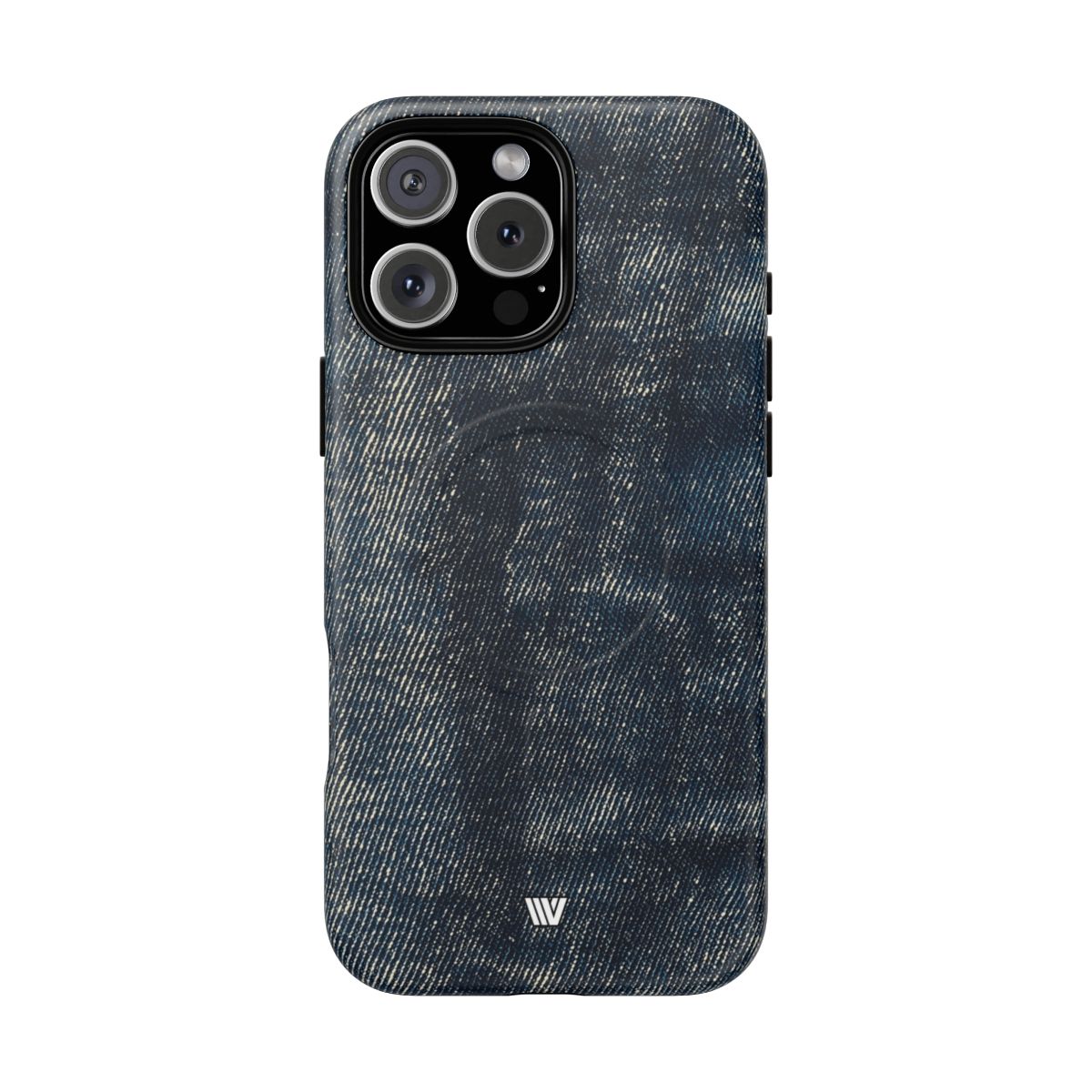Faded Denim MagSafe Tough iPhone Case – iPhone 16 Pro Max, Matte