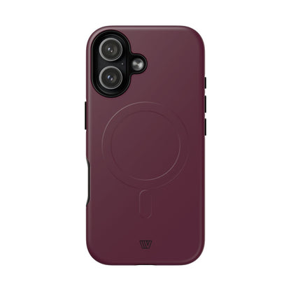 Wine Berry MagSafe Tough iPhone Case – iPhone 17, Matte