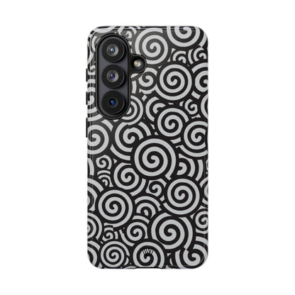 Abstract Sprial Tough Phone Case – Samsung Galaxy S26, Glossy