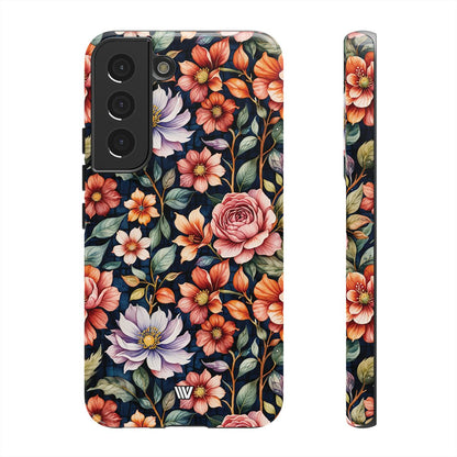 Night Bloom Bouquet Tough Phone Case – Samsung Galaxy S22, Glossy