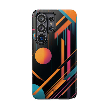 Bold Retro Lines Tough Phone Case – Samsung Galaxy S26 Ultra, Glossy