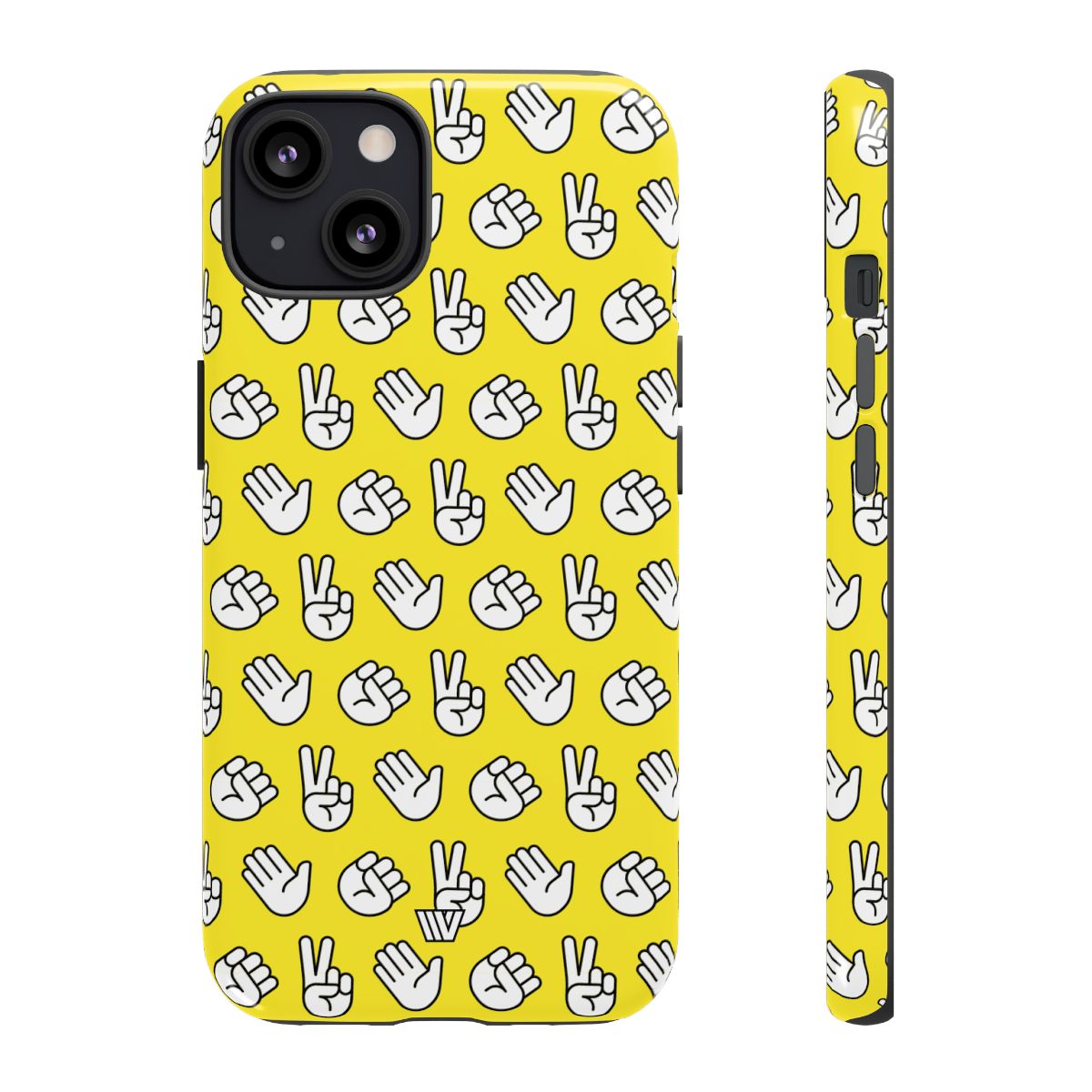 Rock Paper Scissors Tough Phone Case – iPhone 13, Glossy