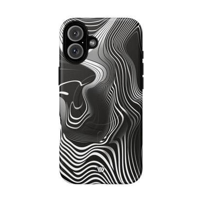ABSTRACT ZEBRA STRIPES | MagSafe Tough iPhone Case