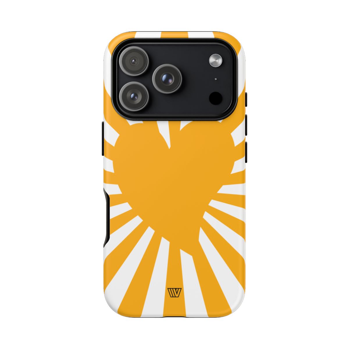 Heart Sun Rays Tough Phone Case – iPhone 17 Pro, Matte