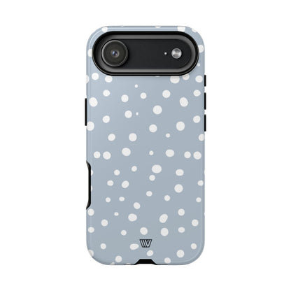 Blue Haze Dots Tough Phone Case – iPhone 17 Air, Glossy
