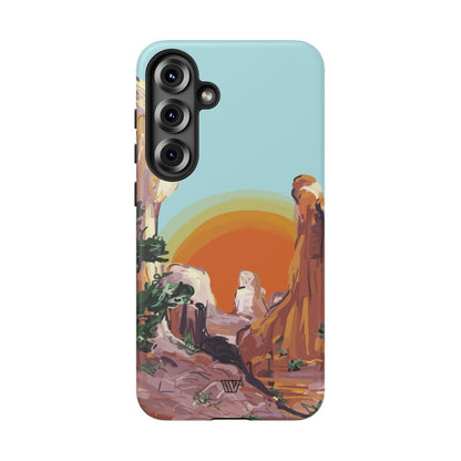 Desert Sunrise Trovvve x Earth Formations Tough Phone Case – Samsung Galaxy S25 Plus, Matte