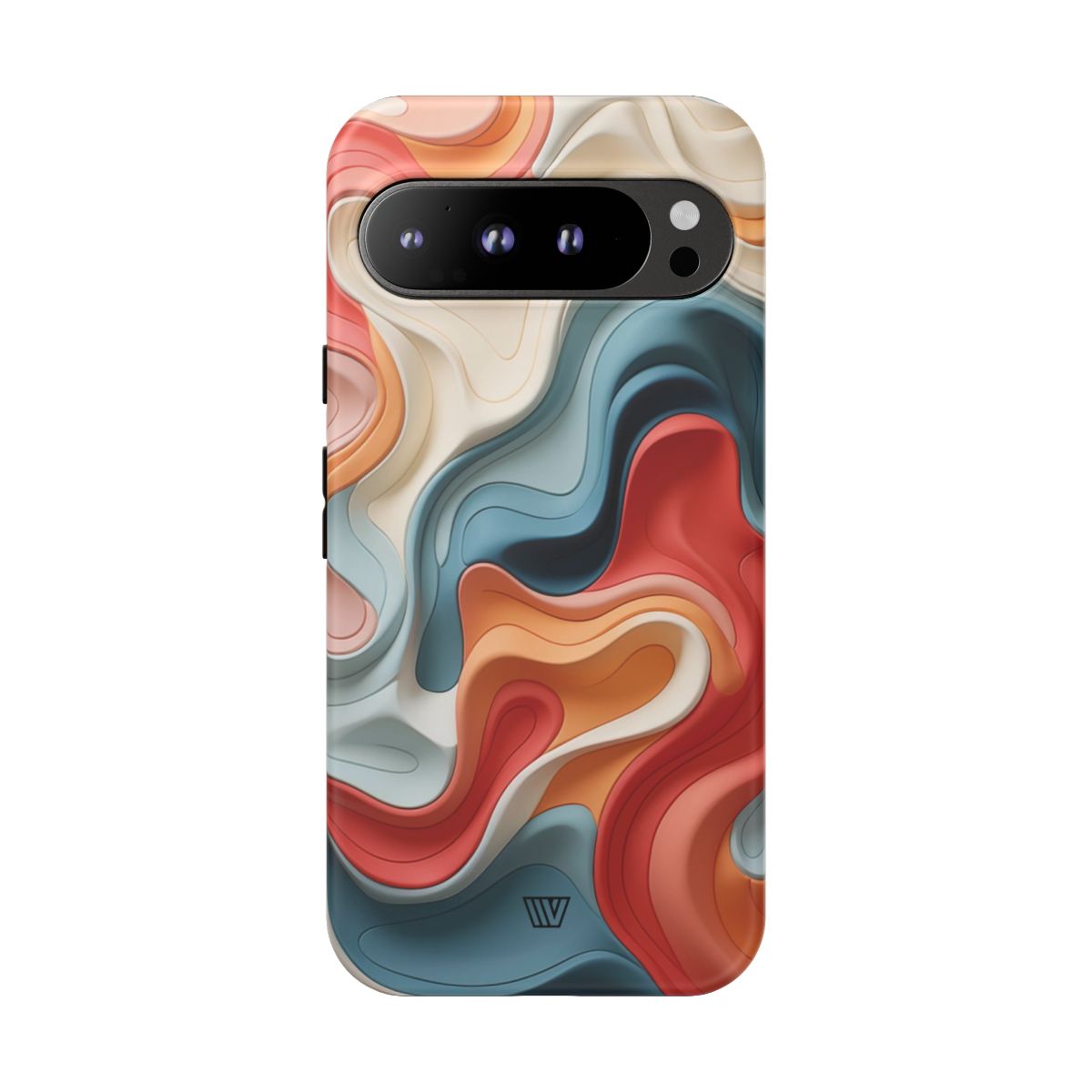 3D Colorful Clay Tough Phone Case – Google Pixel 9 Pro XL, Matte