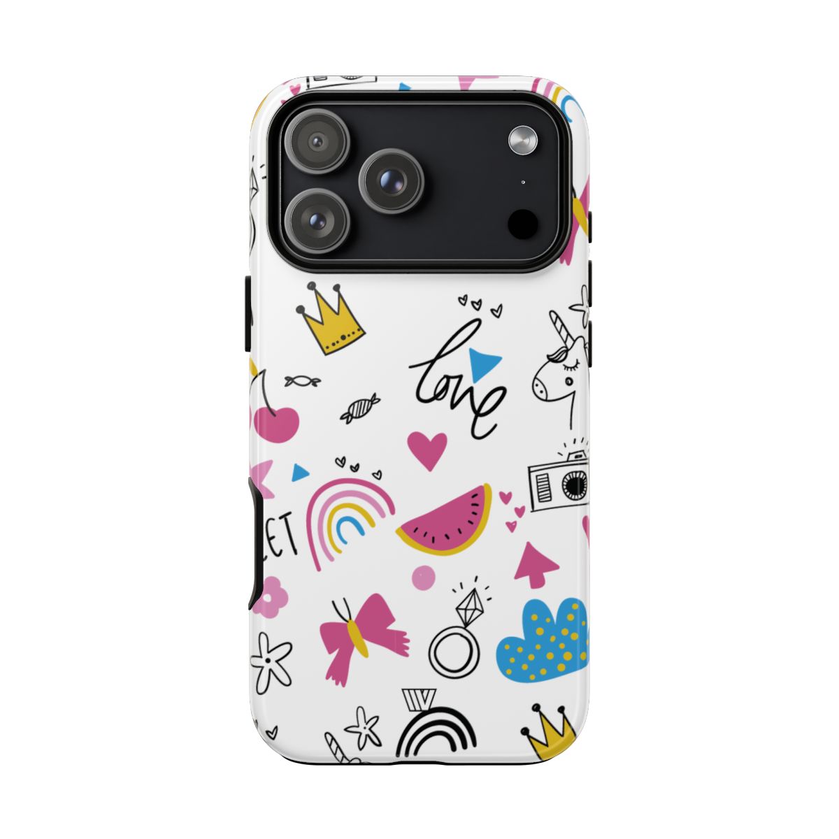 Sweet Love Tough Phone Case – iPhone 17 Pro Max, Glossy