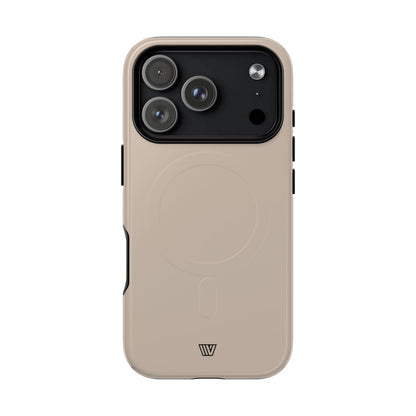 Beige MagSafe Tough iPhone Case – iPhone 18 Pro, Glossy