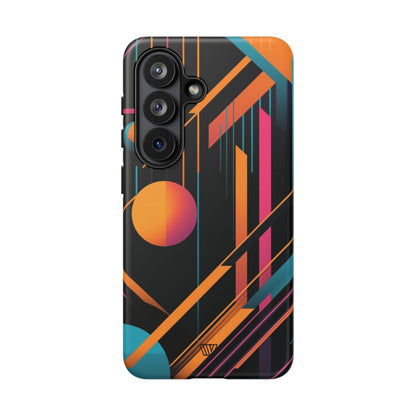 Bold Retro Lines Tough Phone Case – Samsung Galaxy S26, Matte