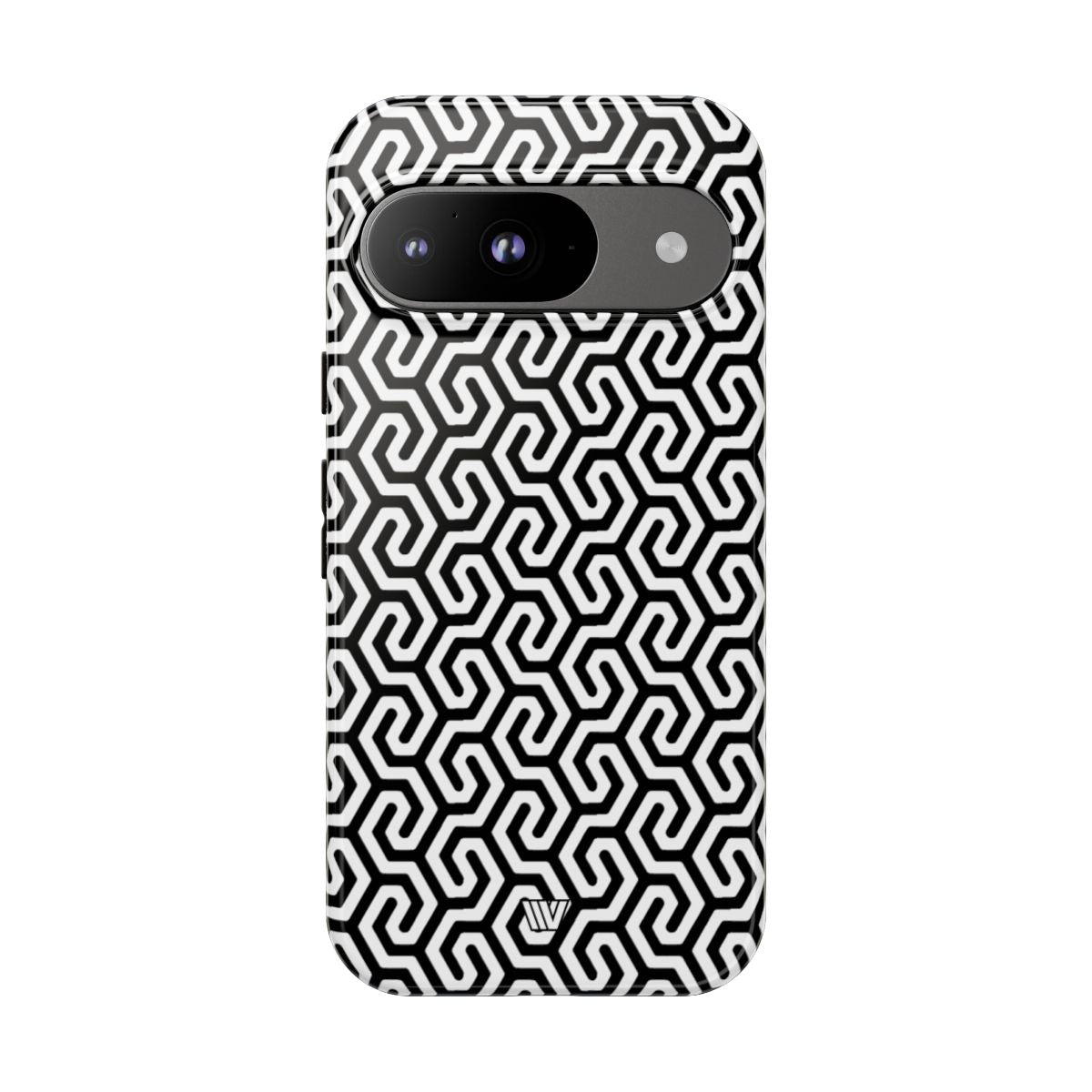 Twisted Grid Tough Phone Case – Google Pixel 9, Glossy