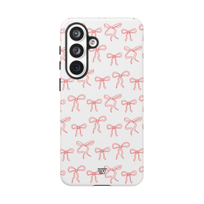 Red Ribbon Charm Tough Phone Case – Samsung Galaxy S26 Plus, Matte