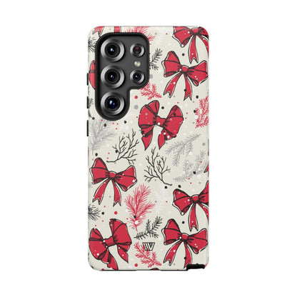 Winter Bows Tough Phone Case – Samsung Galaxy S25 Ultra, Matte