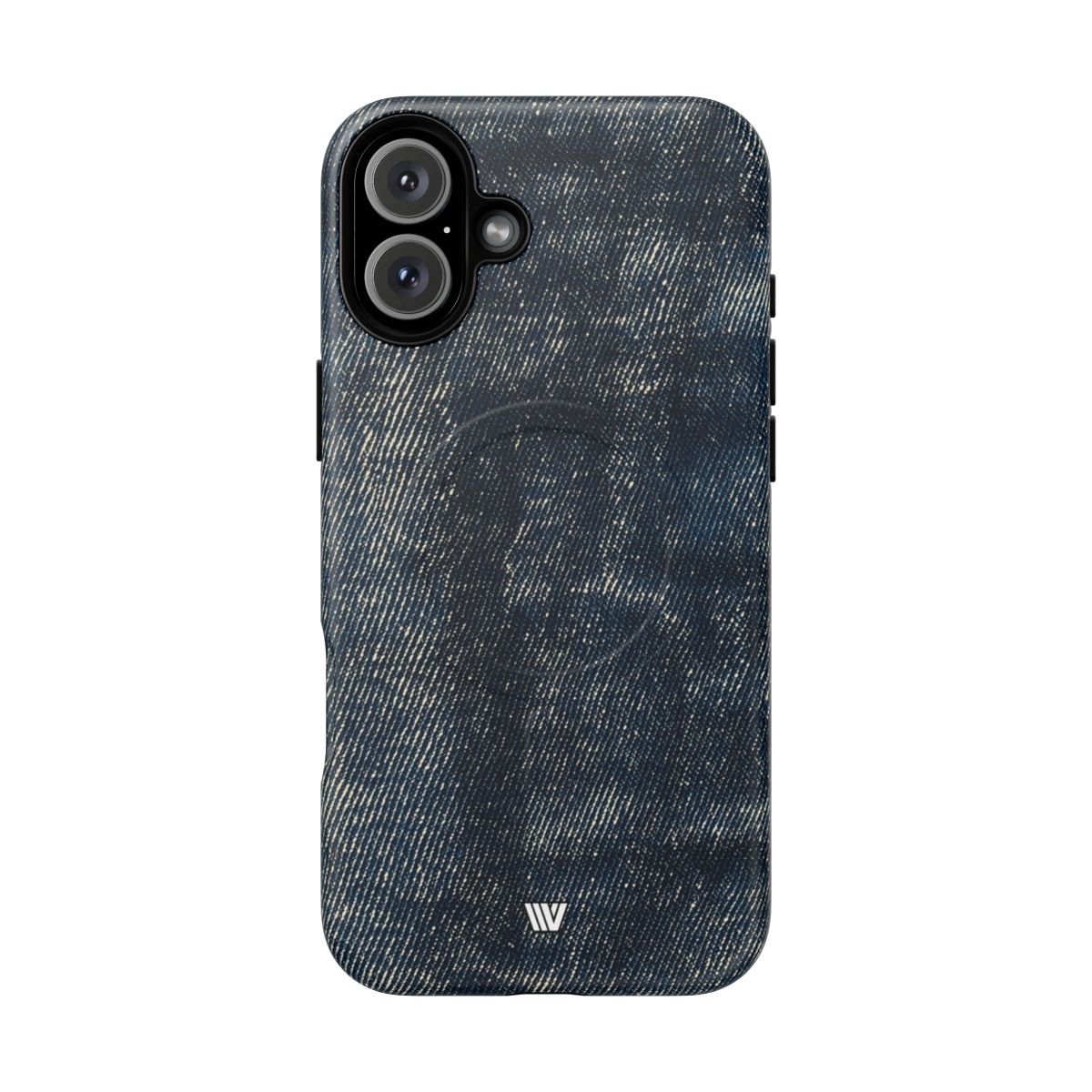 Faded Denim MagSafe Tough iPhone Case – iPhone 16 Plus, Matte