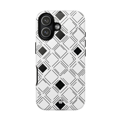 Geometric Focus Tough Phone Case – iPhone 17, Glossy