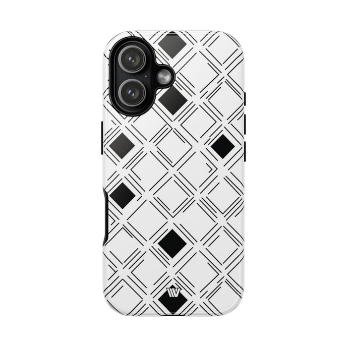 Geometric Focus Tough Phone Case – iPhone 17, Glossy