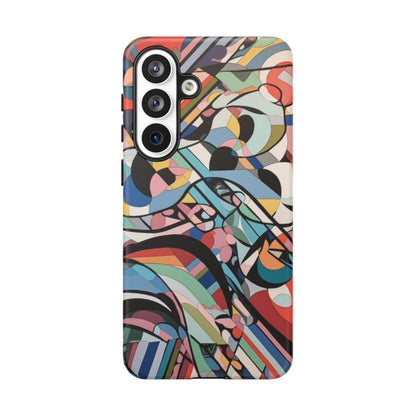 Abstract Mural Tough Phone Case – Samsung Galaxy S26 Plus, Matte