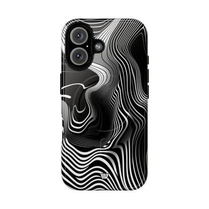 ABSTRACT ZEBRA STRIPES | MagSafe Tough iPhone Case