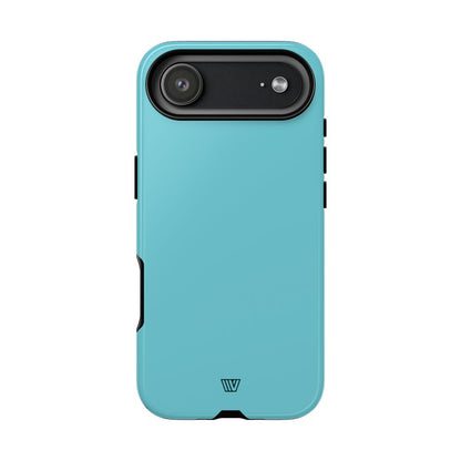 Cyan Tough Phone Case – iPhone 17 Air, Glossy