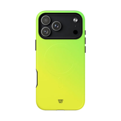LEMON LIME NEON | MagSafe Tough iPhone Case