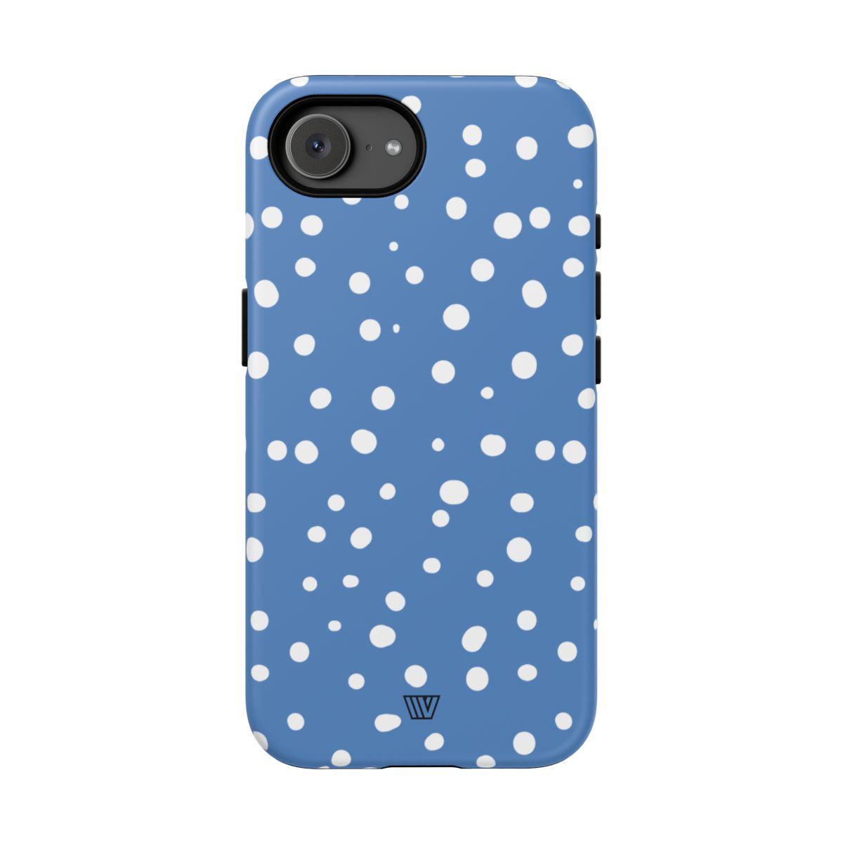 Dusty Blue Dots Tough Phone Case – iPhone 16e, Matte