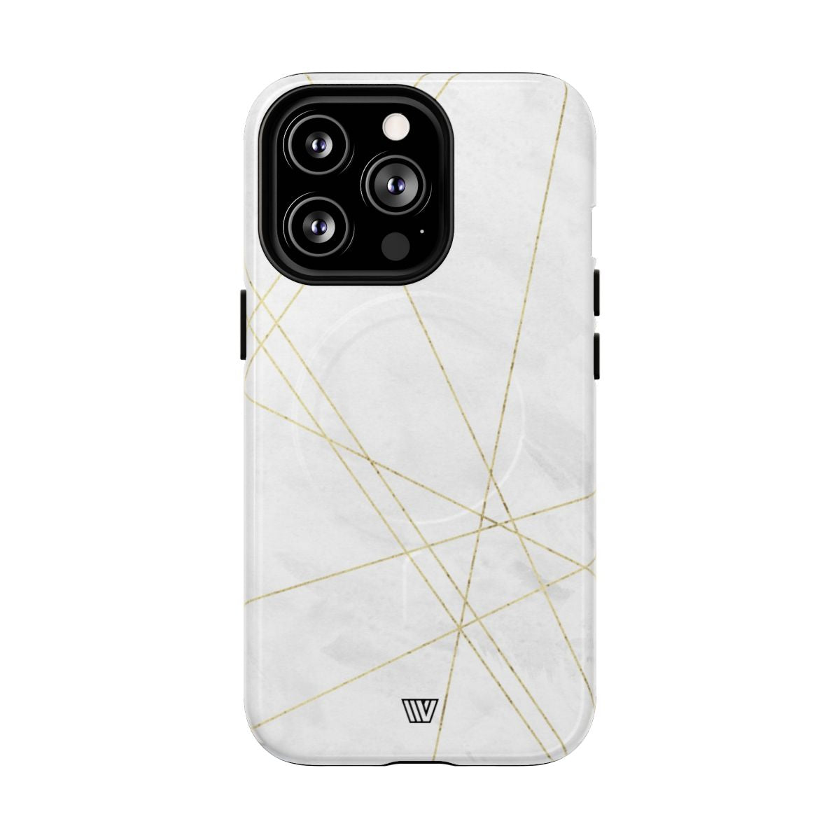 Gold Lines MagSafe Tough iPhone Case – iPhone 13 Pro, Glossy