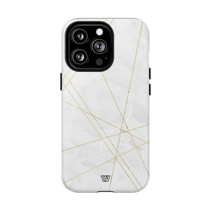Gold Lines MagSafe Tough iPhone Case – iPhone 13 Pro, Glossy