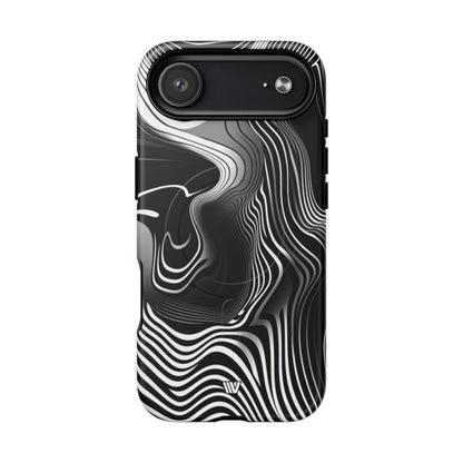 ABSTRACT ZEBRA STRIPES | MagSafe Tough iPhone Case