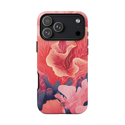 Pink Coral Tough Phone Case – iPhone 17 Pro Max, Matte