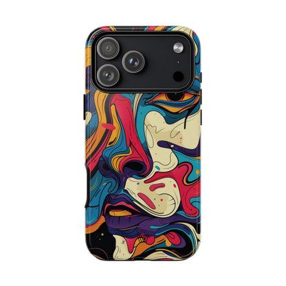Abstract Gaze Tough Phone Case – iPhone 18 Pro Max, Glossy