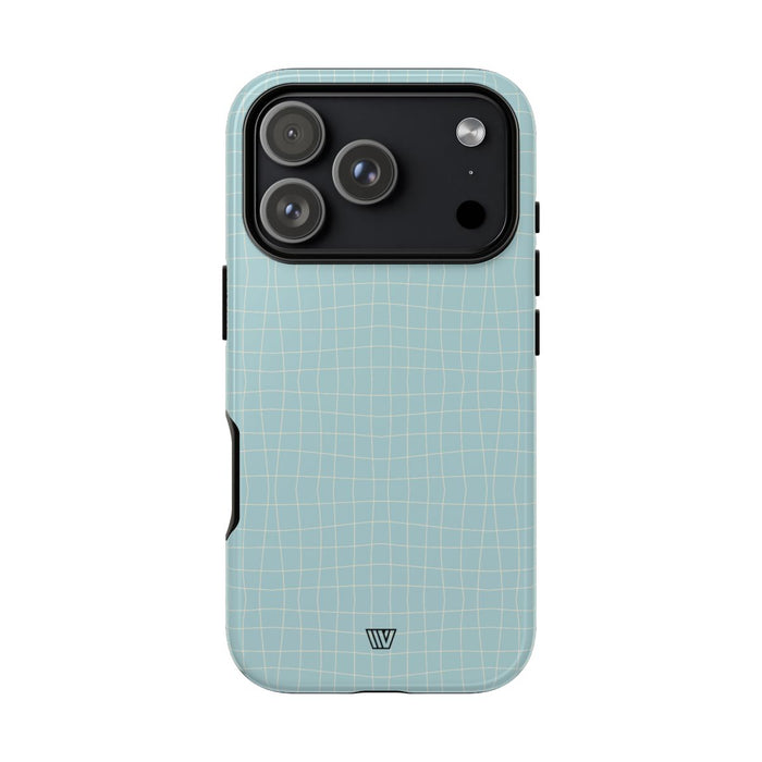 Blue Wicker Tough Phone Case – iPhone 18 Pro, Glossy