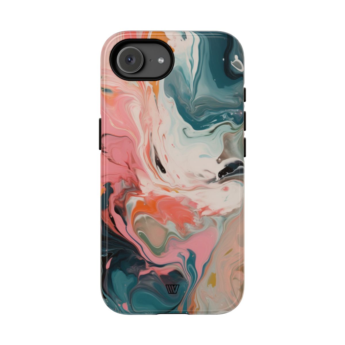 Pastel Paint Swirl Tough Phone Case – iPhone 17e, Glossy