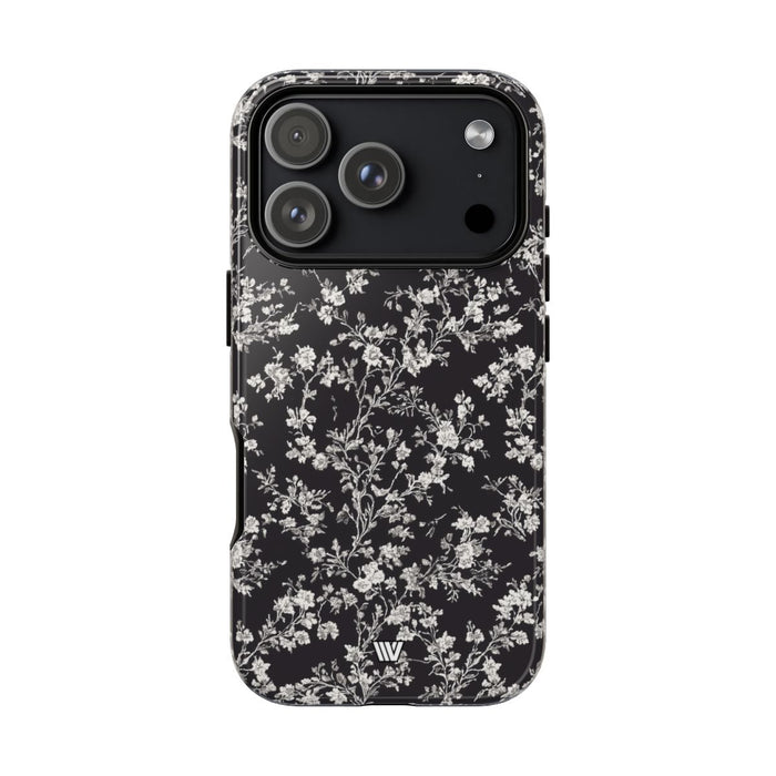 Inked Petals Tough Phone Case – iPhone 18 Pro, Glossy