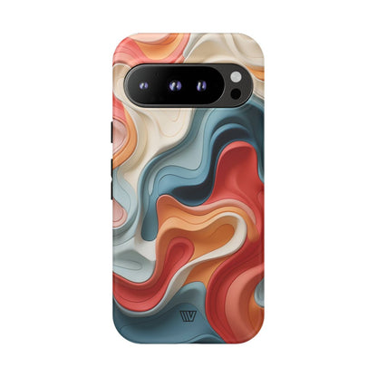 3D Colorful Clay Tough Phone Case – Google Pixel 9 Pro, Matte