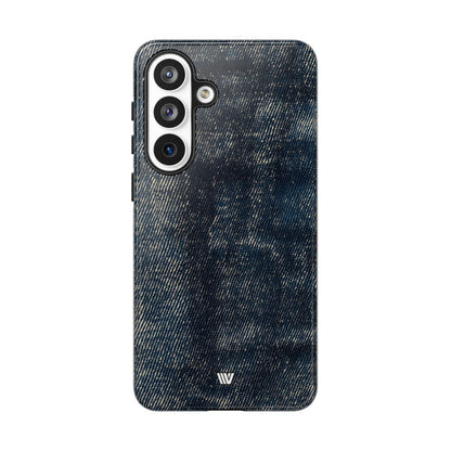 Faded Denim Tough Phone Case – Samsung Galaxy S26 Plus, Glossy