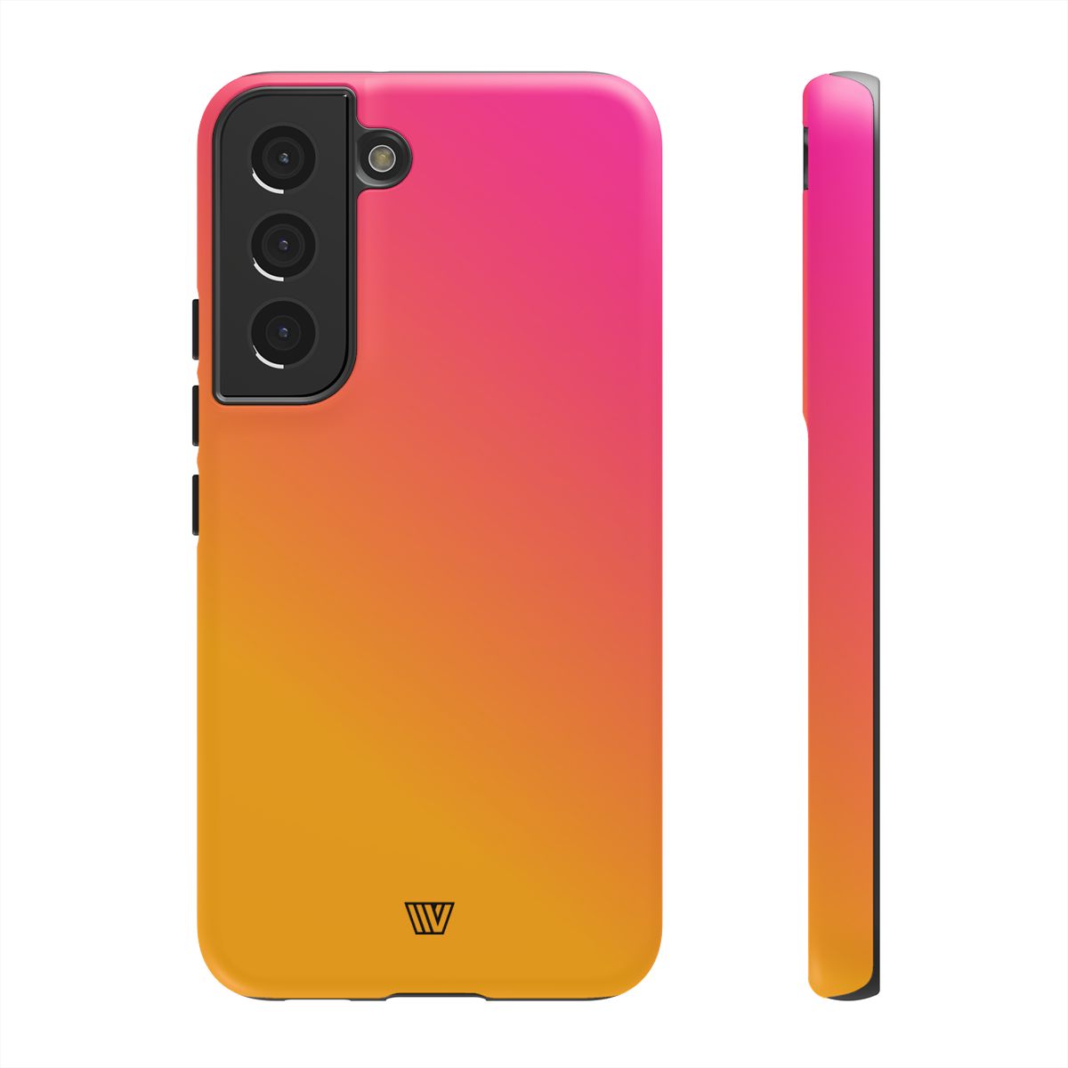 Hot Pink Orange Tough Phone Case – Samsung Galaxy S22, Matte