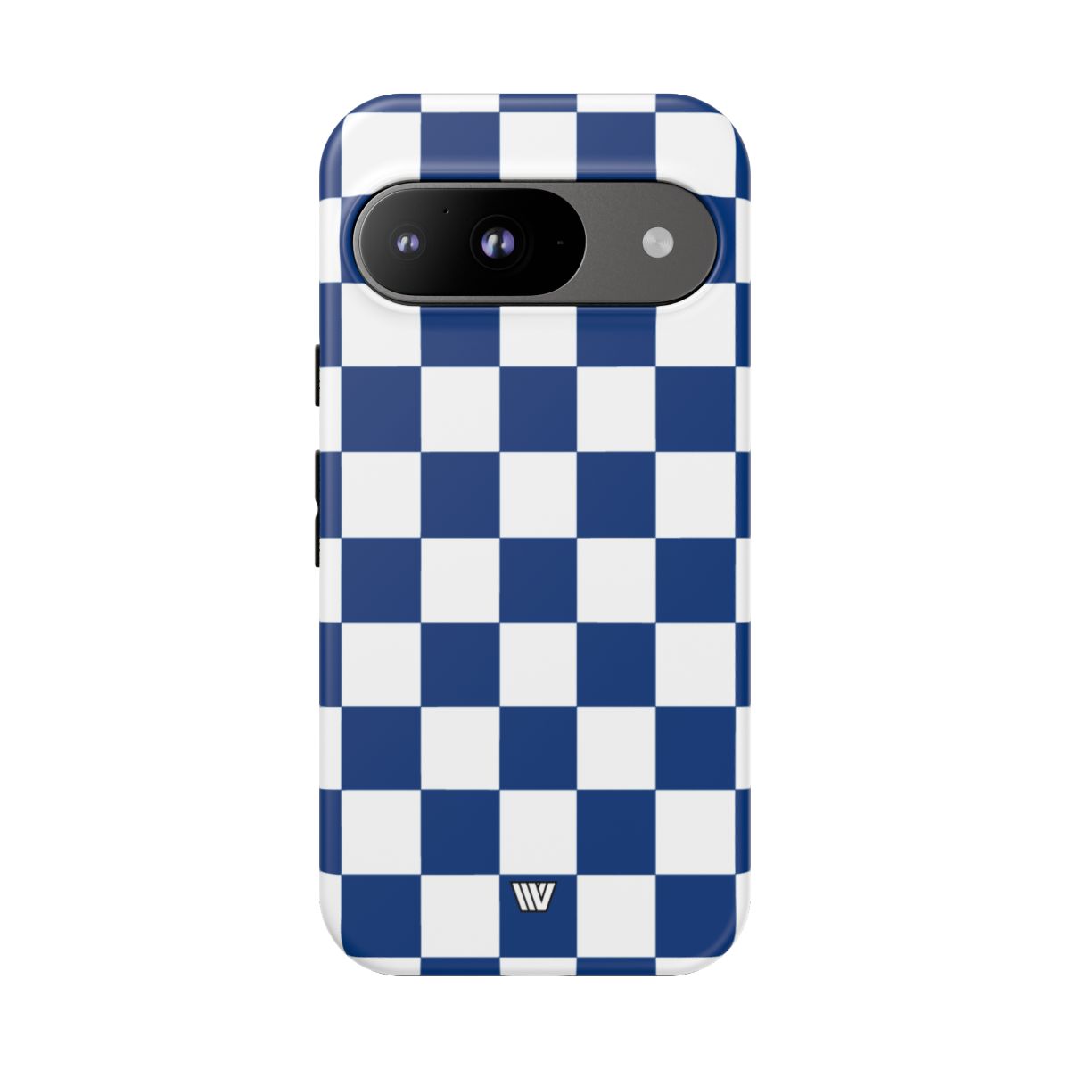 BLUE WHITE CHECKERBOARD | Tough Phone Case