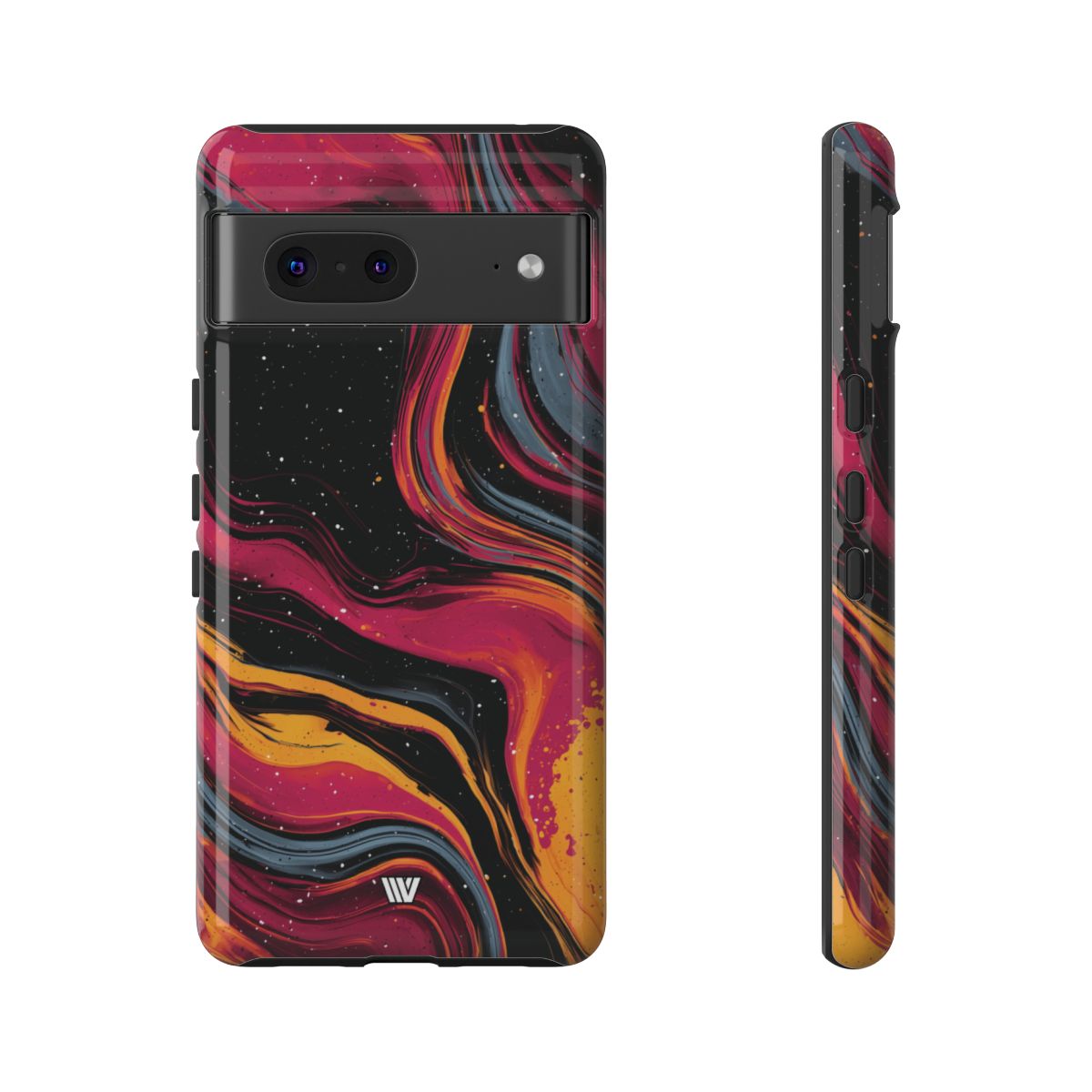 Cosmic Embers Tough Phone Case – Google Pixel 7, Glossy