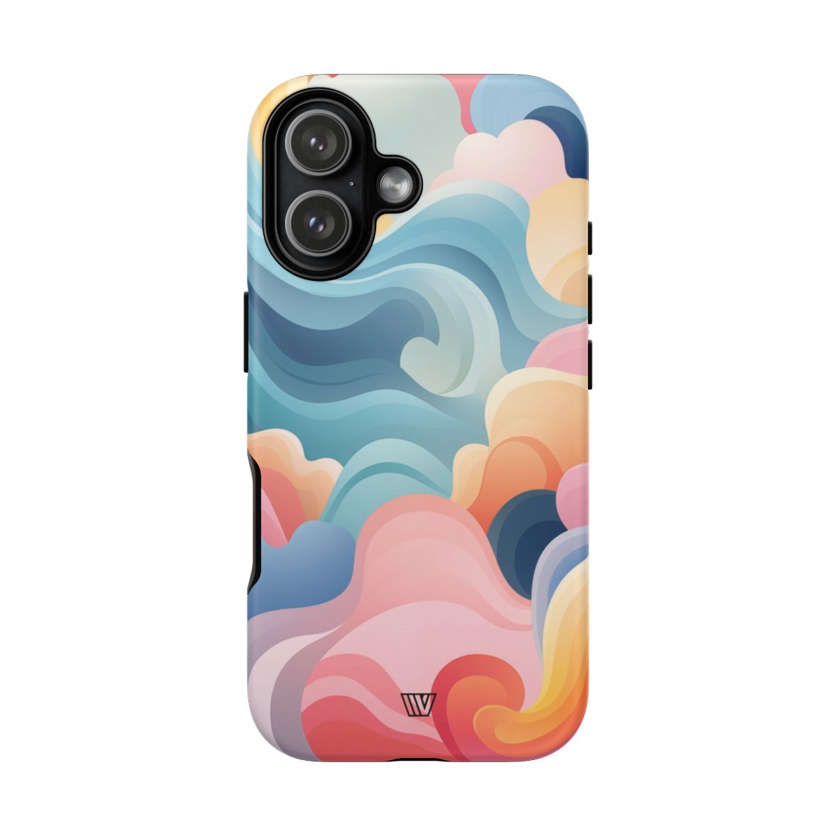 Whimsical Clouds Tough Phone Case – iPhone 17, Matte