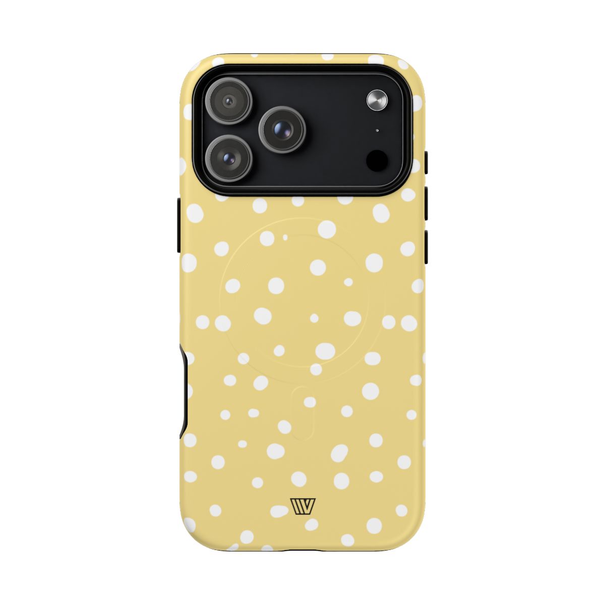 Muted Yellow Dots MagSafe Tough iPhone Case – iPhone 18 Pro Max, Matte