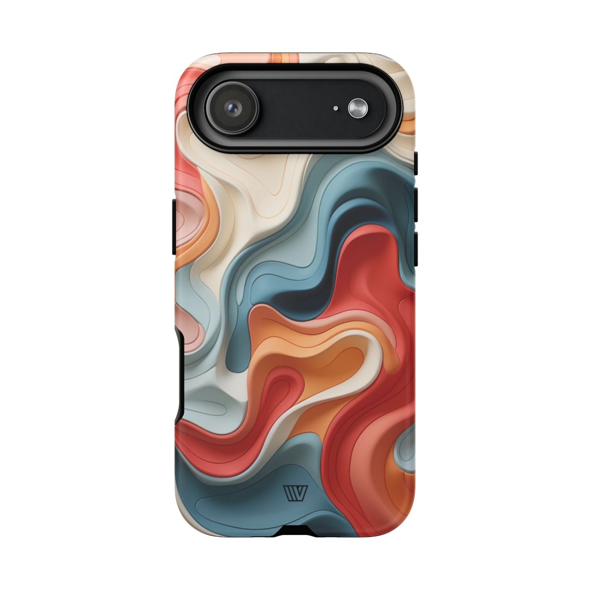 3D Colorful Clay Tough Phone Case – iPhone 17 Air, Matte