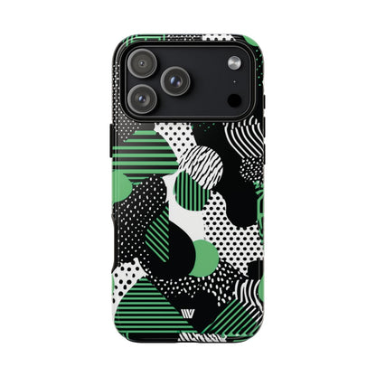 Pattern Clash Tough Phone Case – iPhone 17 Pro Max, Glossy