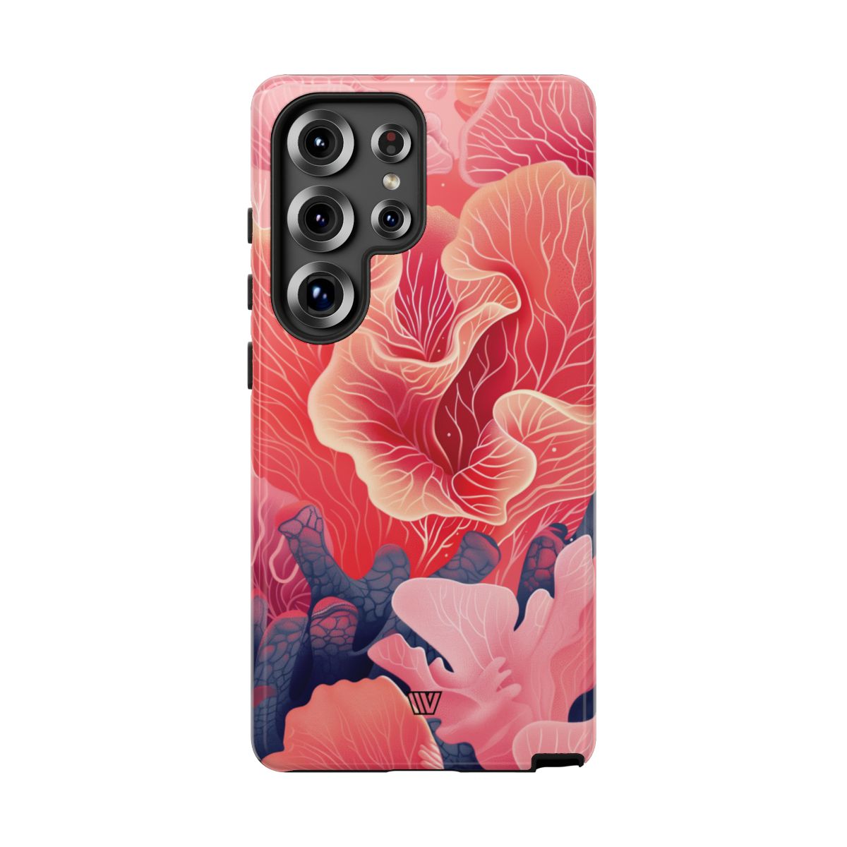Pink Coral Tough Phone Case – Samsung Galaxy S25 Ultra, Glossy