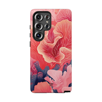 Pink Coral Tough Phone Case – Samsung Galaxy S25 Ultra, Glossy