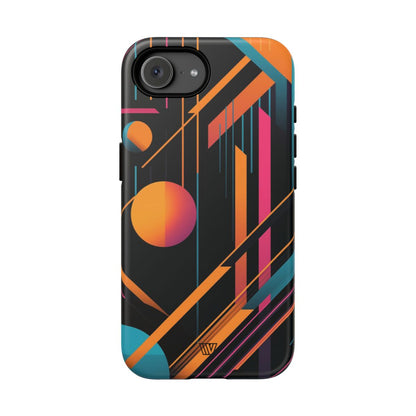 Bold Retro Lines Tough Phone Case – iPhone 16e, Matte