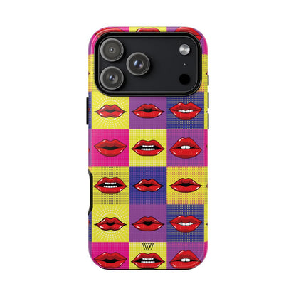 Pop Art Lips Tough Phone Case – iPhone 18 Pro Max, Glossy