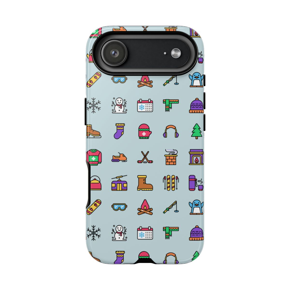 Winter Icons Tough Phone Case – iPhone 17 Air, Glossy