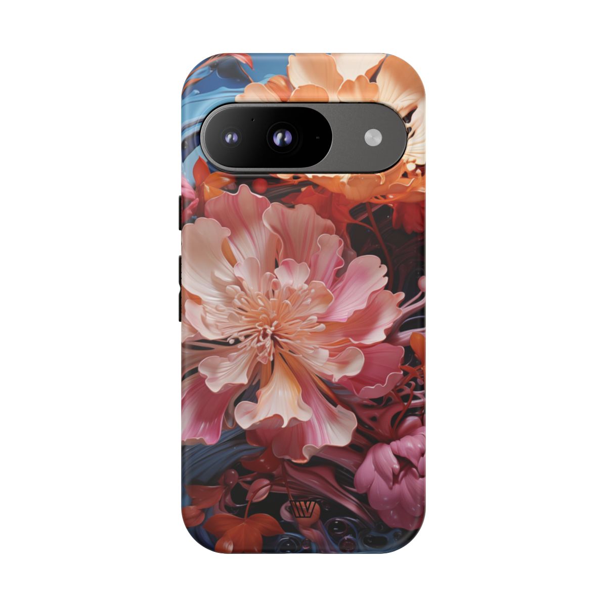 PAINT SWIRL FLOWERS | Tough Phone Case