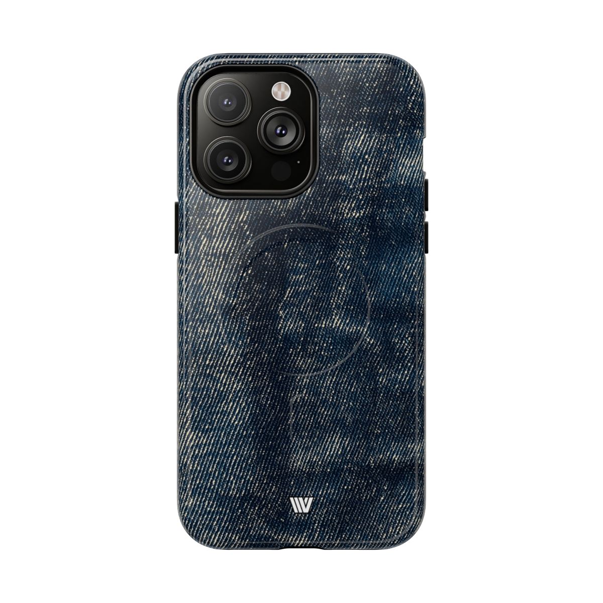 Faded Denim MagSafe Tough iPhone Case – iPhone 14 Pro Max, Glossy
