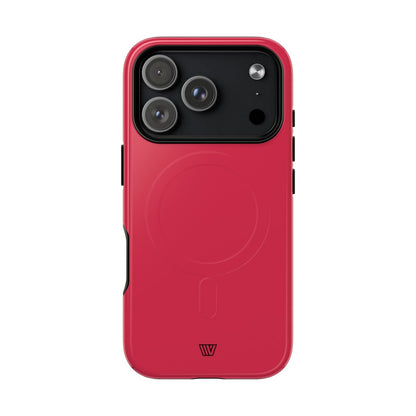Red Amaranth MagSafe Tough iPhone Case – iPhone 18 Pro, Glossy